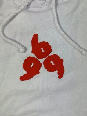 999 Juice Wrld White Hoodie Merch